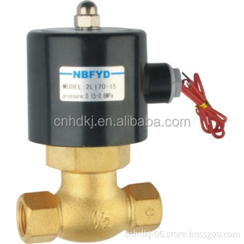 High quality 1/2'' gas pipeline ball valves natural gas regulator double coil solenoid valve